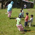 children's sack race